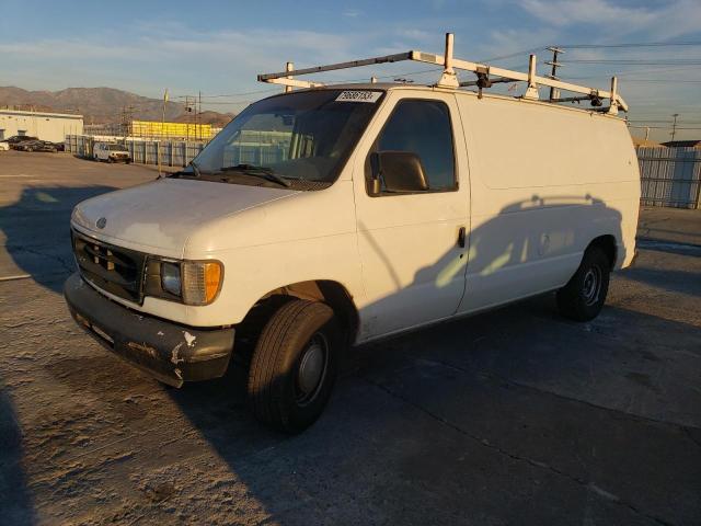 1FTRE14241HA63762 - 2001 FORD ECONOLINE E150 VAN WHITE photo 1