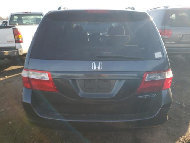 5FNRL38465B023637 - 2005 HONDA ODYSSEY EX TEAL photo 6