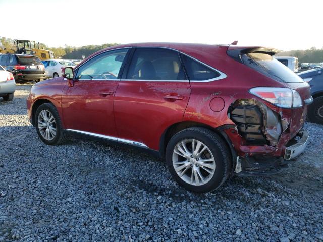 JTJZB1BA4C2006192 - 2012 LEXUS RX 450 BURGUNDY photo 2