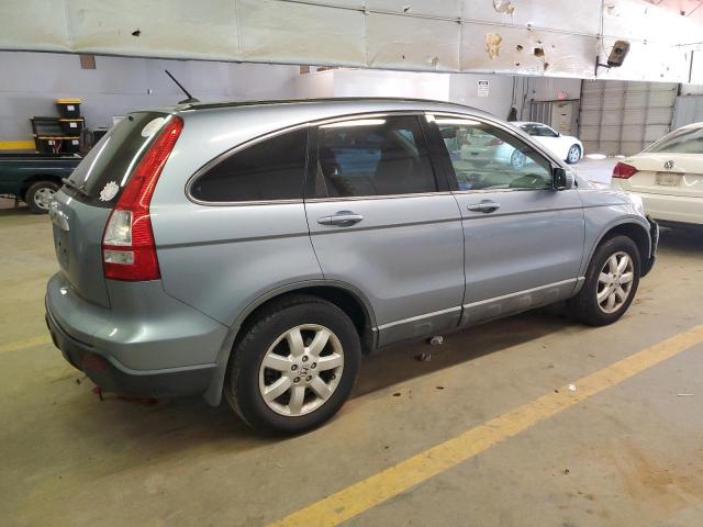 5J6RE38729L024706 - 2009 HONDA CR-V EXL BLUE photo 3