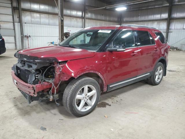 1FM5K8D8XHGA93364 - 2017 FORD EXPLORER XLT MAROON photo 1