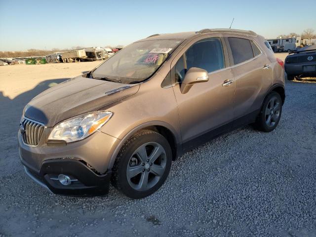 KL4CJDSB7EB696796 - 2014 BUICK ENCORE PREMIUM BROWN photo 1