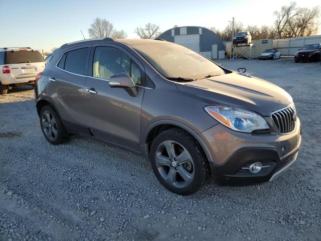 KL4CJDSB7EB696796 - 2014 BUICK ENCORE PREMIUM BROWN photo 4