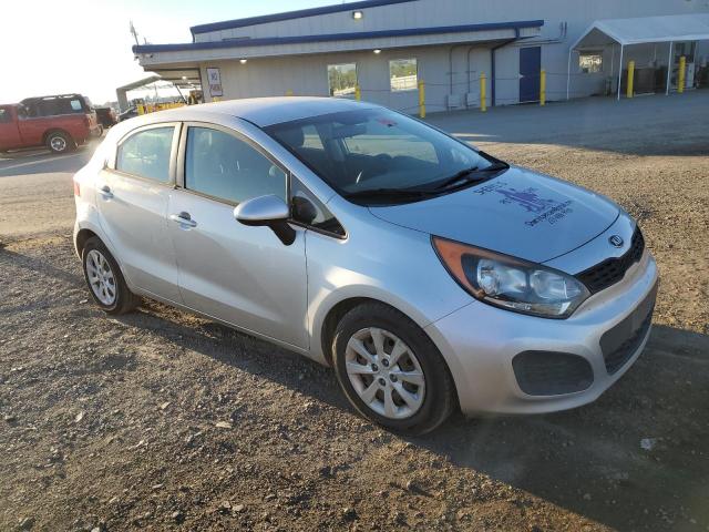 KNADM5A3XD6229376 - 2013 KIA RIO LX SILVER photo 4