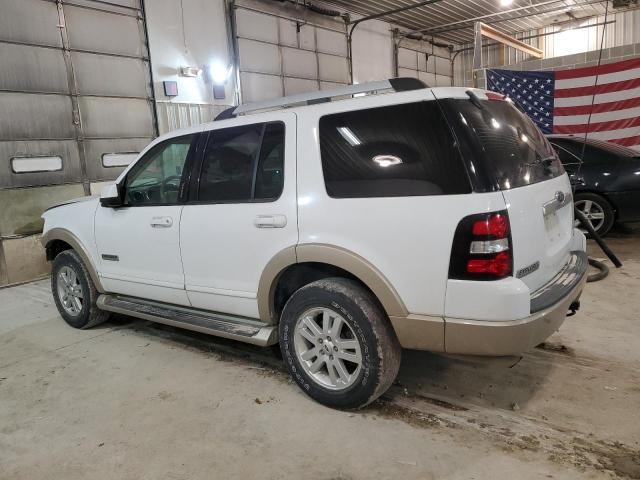 1FMEU64E67UB35355 - 2007 FORD EXPLORER EDDIE BAUER WHITE photo 2