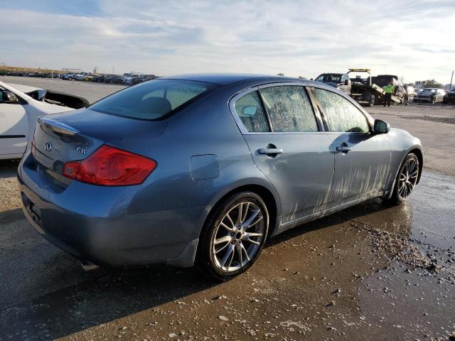 JNKBV61E87M709302 - 2007 INFINITI G35 BLUE photo 3