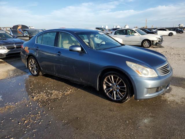 JNKBV61E87M709302 - 2007 INFINITI G35 BLUE photo 4