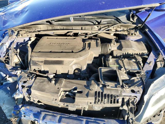 1HGCT2B8XDA003766 - 2013 HONDA ACCORD EXL BLUE photo 11