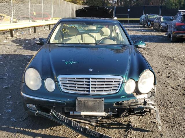 WDBUF70J04A608794 - 2004 MERCEDES-BENZ E 500 GREEN photo 5