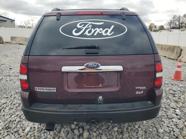 1FMEU74E57UB25776 - 2007 FORD EXPLORER EDDIE BAUER MAROON photo 6