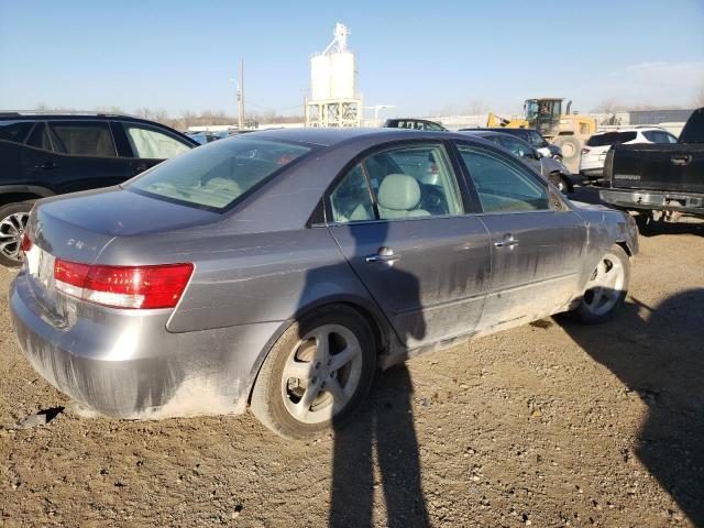 5NPEU46F86H022059 - 2006 HYUNDAI SONATA GLS BLUE photo 3