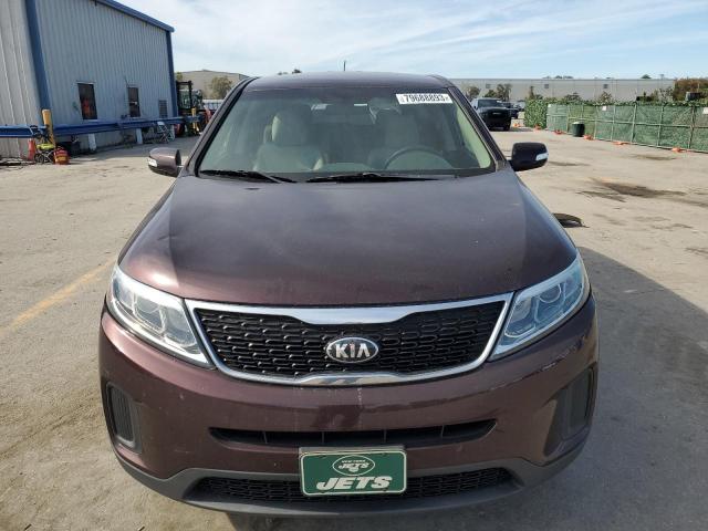 5XYKT3A62EG549513 - 2014 KIA SORENTO LX BROWN photo 5