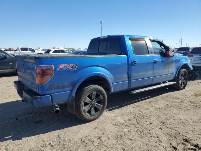 1FTFW1ET3EFC20724 - 2014 FORD F150 SUPERCREW BLUE photo 3