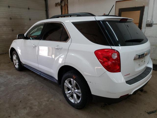 1GNALCEK6FZ111980 - 2015 CHEVROLET EQUINOX LT WHITE photo 2