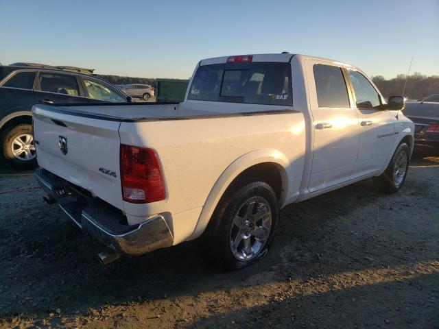 1C6RD7NT1CS187384 - 2012 DODGE RAM 1500 LARAMIE WHITE photo 3