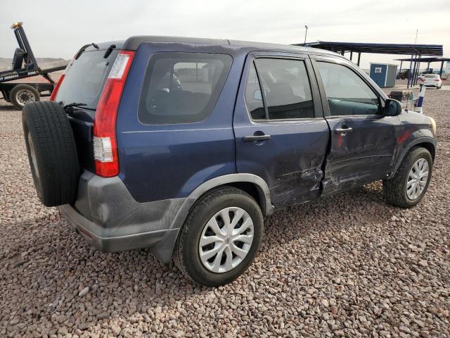 JHLRD78596C031665 - 2006 HONDA CR-V LX BLUE photo 3