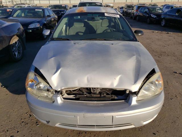 1FAFP56U57A204915 - 2007 FORD TAURUS SEL SILVER photo 5