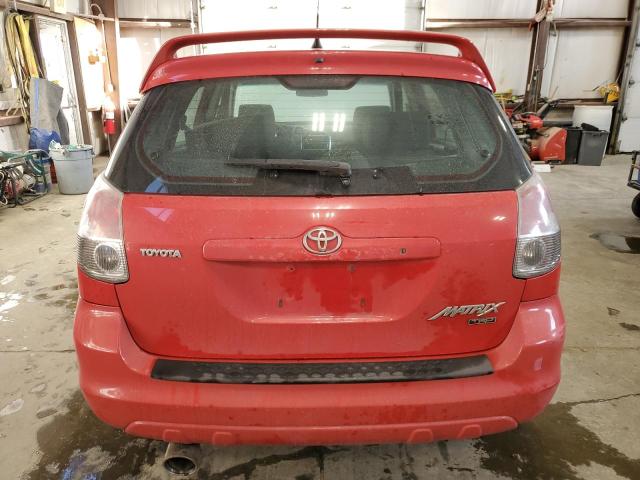 2T1KR32E17C638606 - 2007 TOYOTA COROLLA MA XR RED photo 6