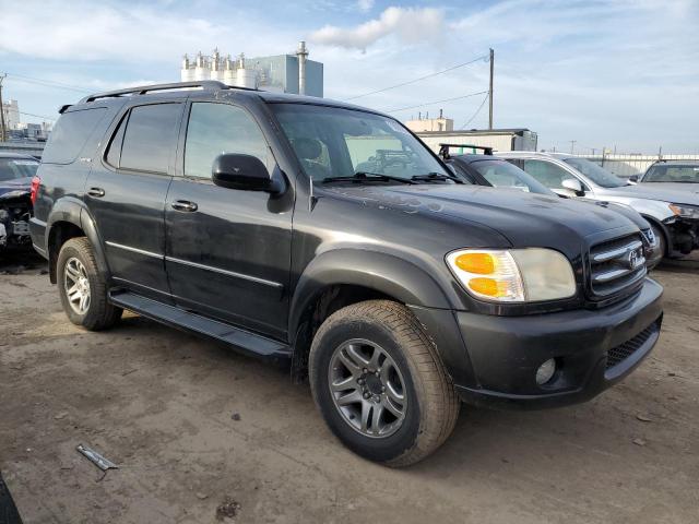 5TDBT48A14S224126 - 2004 TOYOTA SEQUOIA LIMITED BLACK photo 4