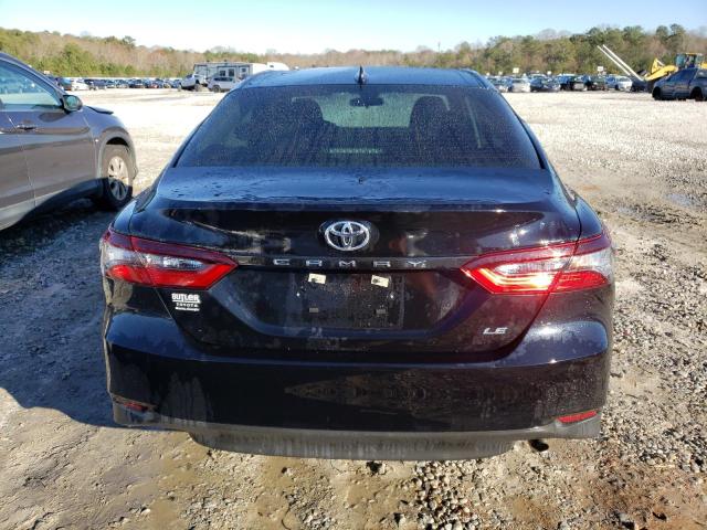 4T1C11AK8NU678037 - 2022 TOYOTA CAMRY LE BLACK photo 6