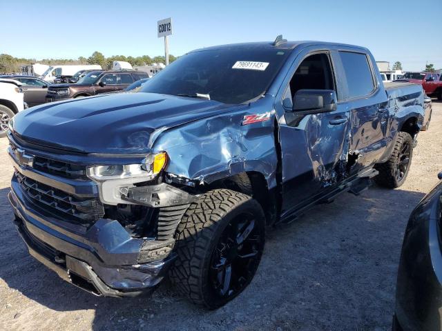 1GCUDEED1NZ580697 - 2022 CHEVROLET SILVERADO K1500 RST BLUE photo 1