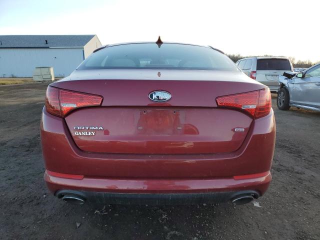 5XXGM4A79CG032891 - 2012 KIA OPTIMA LX RED photo 6