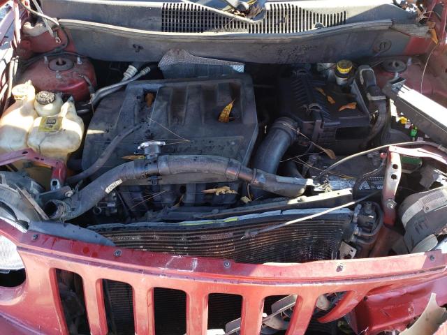 1J8FF57W57D585881 - 2007 JEEP COMPASS LIMITED RED photo 12