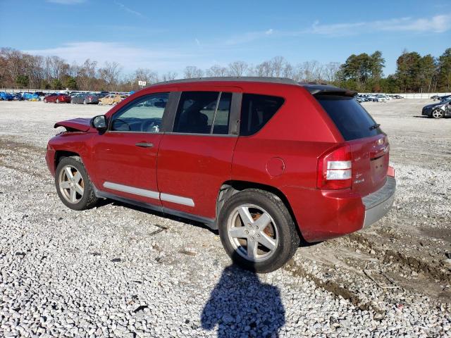 1J8FF57W57D585881 - 2007 JEEP COMPASS LIMITED RED photo 2