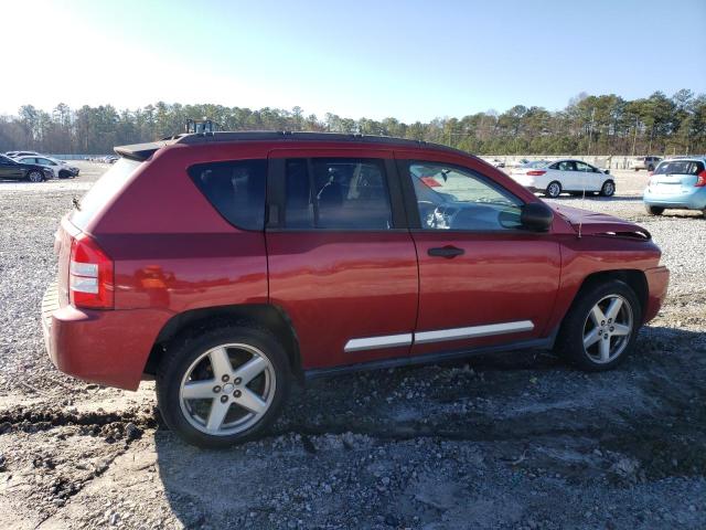 1J8FF57W57D585881 - 2007 JEEP COMPASS LIMITED RED photo 3