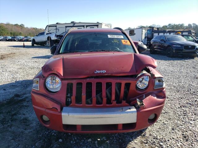 1J8FF57W57D585881 - 2007 JEEP COMPASS LIMITED RED photo 5