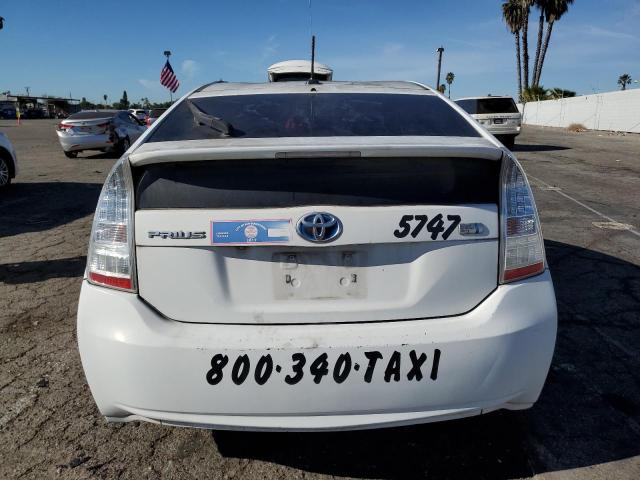 JTDKN3DU3A0150856 - 2010 TOYOTA PRIUS WHITE photo 6