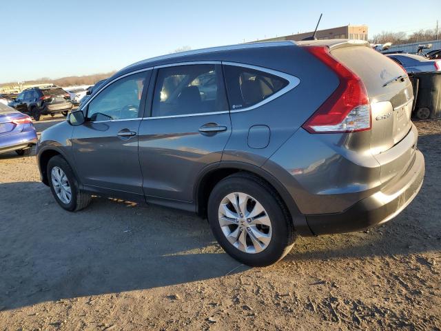 5J6RM4H74CL002447 - 2012 HONDA CR-V EXL GRAY photo 2