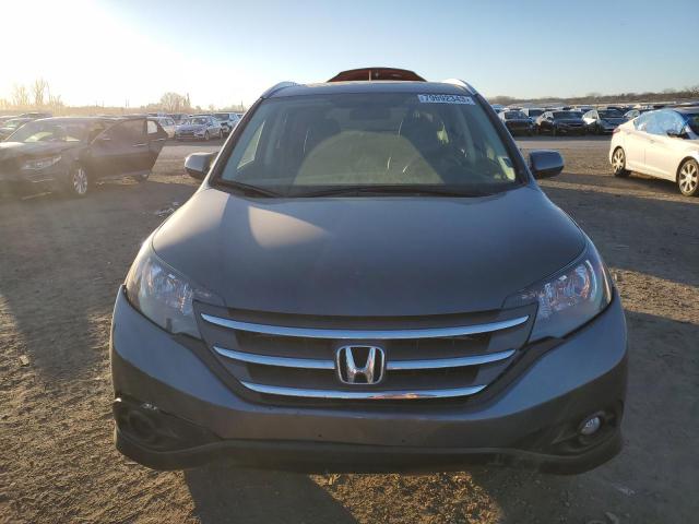 5J6RM4H74CL002447 - 2012 HONDA CR-V EXL GRAY photo 5