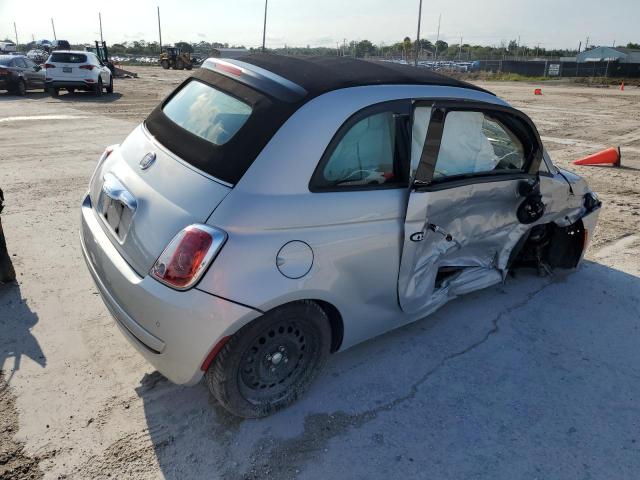 3C3CFFDR4CT117549 - 2012 FIAT 500 POP SILVER photo 3