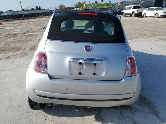 3C3CFFDR4CT117549 - 2012 FIAT 500 POP SILVER photo 6