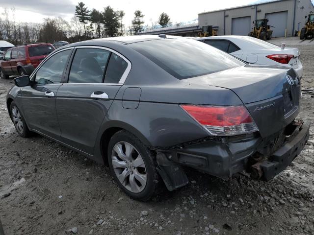 1HGCP26829A112549 - 2009 HONDA ACCORD EXL GRAY photo 2