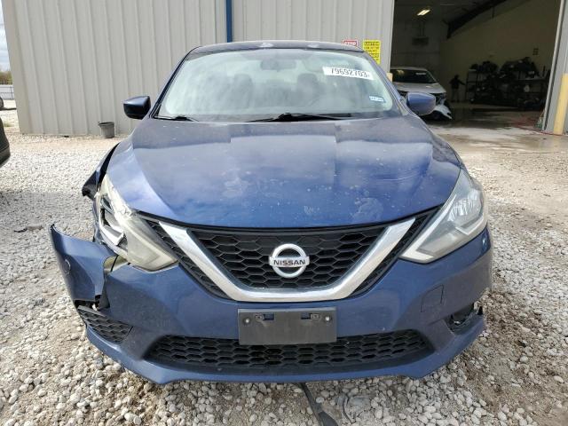 3N1AB7AP9GY337286 - 2016 NISSAN SENTRA S BLUE photo 5