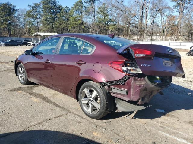 3KPFL4A71JE193823 - 2018 KIA FORTE LX BURGUNDY photo 2