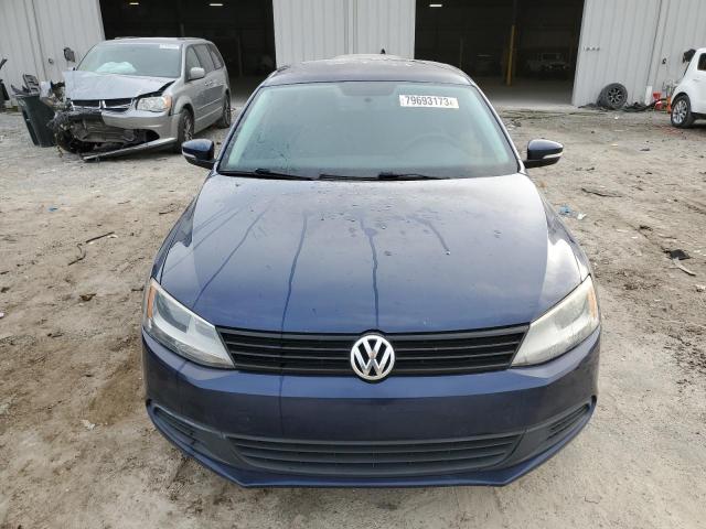 3VWDX7AJ6BM068538 - 2011 VOLKSWAGEN JETTA SE BLUE photo 5