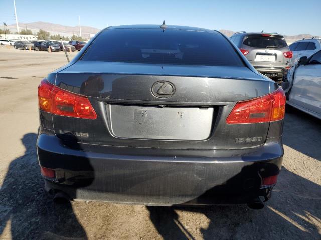 JTHBK262X85078144 - 2008 LEXUS IS 250 CHARCOAL photo 6