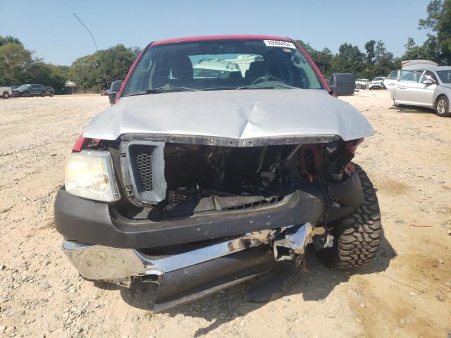 1FTRW12W58FA55369 - 2008 FORD F150 SUPERCREW RED photo 5