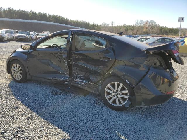 5NPDH4AE9EH500034 - 2014 HYUNDAI ELANTRA SE BLACK photo 2