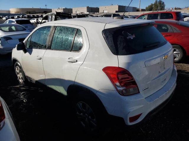 KL7CJKSB9HB237362 - 2017 CHEVROLET TRAX LS WHITE photo 2