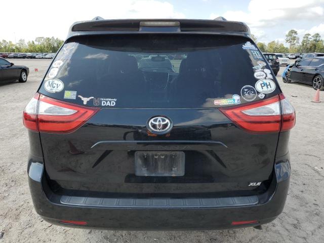 5TDYK3DC4GS718547 - 2016 TOYOTA SIENNA XLE BLACK photo 6