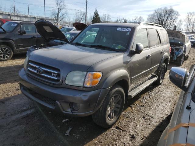 5TDBT48A74S231758 - 2004 TOYOTA SEQUOIA LIMITED SILVER photo 1