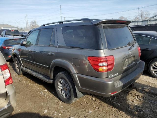 5TDBT48A74S231758 - 2004 TOYOTA SEQUOIA LIMITED SILVER photo 2