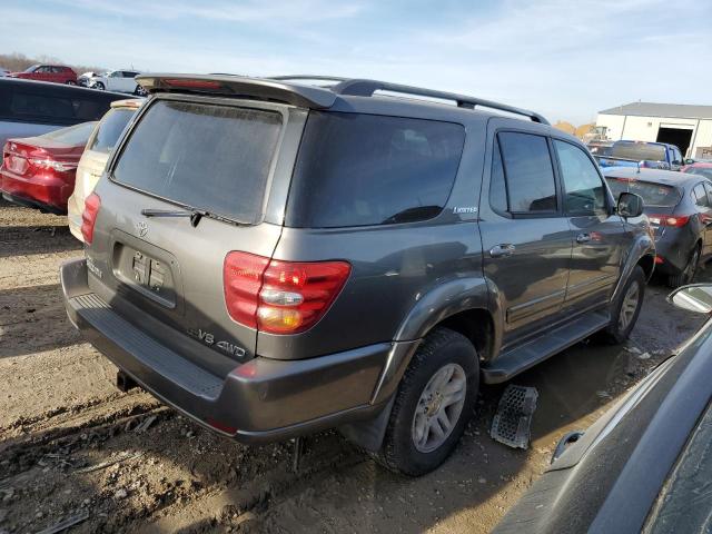 5TDBT48A74S231758 - 2004 TOYOTA SEQUOIA LIMITED SILVER photo 3