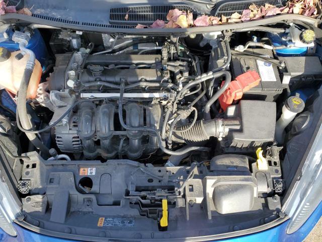 3FADP4BJ7KM140255 - 2019 FORD FIESTA SE BLUE photo 11