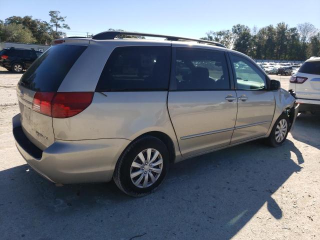 5TDZA23C24S219664 - 2004 TOYOTA SIENNA CE GOLD photo 3