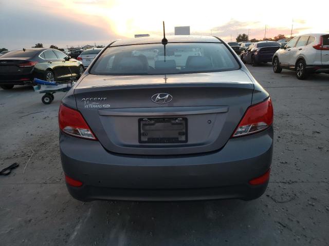 KMHCT4AE6FU899806 - 2015 HYUNDAI ACCENT GLS GRAY photo 6